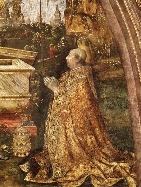 Pope Alexander VI a Pinturicchio (Bernardino di Biagio)
