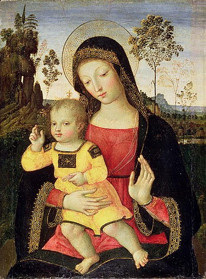 The Virgin and Child, 15th century a Pinturicchio (Bernardino di Biagio)