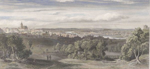 Panoramic view of Prague , Poppel a Poppel