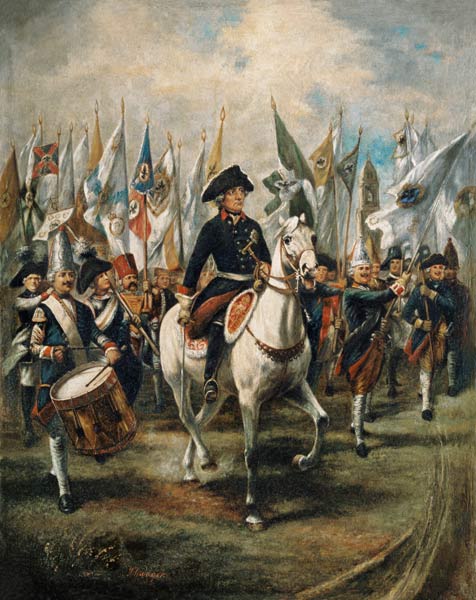 Frederick the Great , Potsdam a Regimente