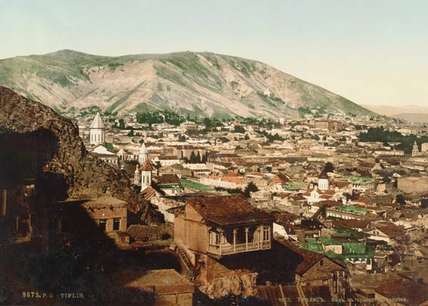 Vintage postcard of Tbilisi, 1890s a Russian Photographer