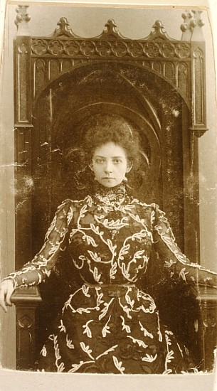 Portrait of the actress Vera Komissarzhevskaya a Russian Photographer
