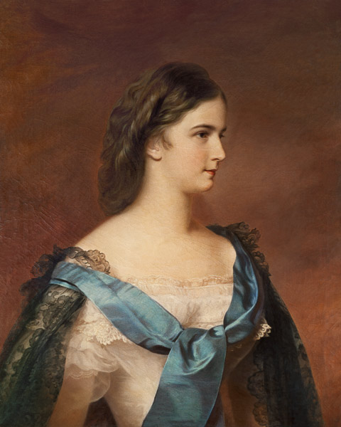 Empress Elisabeth , Portrait a Schrotzberg