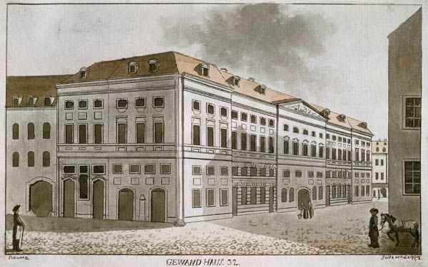 Leipzig , Altes Gewandhaus a Schwan