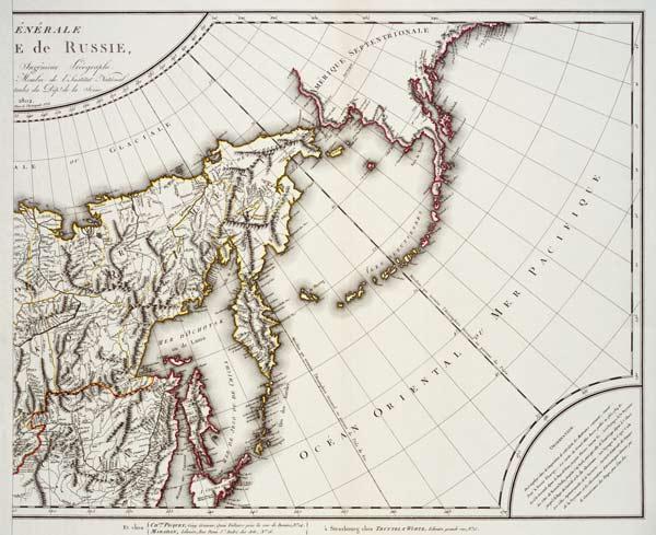 Map of Russia , Tardieu 1812