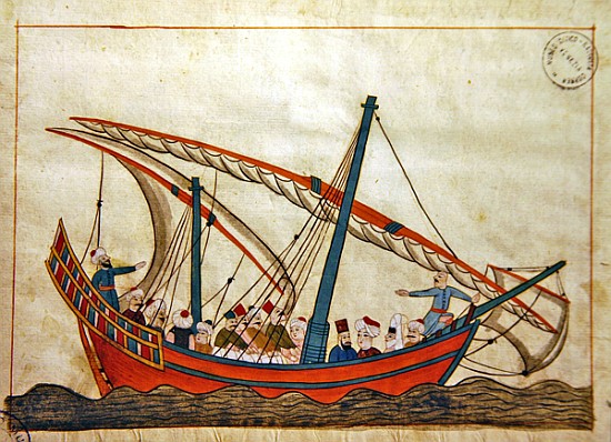 Ms. cicogna 1971, miniature from the ''Memorie Turchesche'' depicting a passenger carrying ship a Venetian School