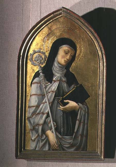 St. Clare, panel from a polyptych removed from the church of St. Francesco in Padua a A. and B. Vivarini