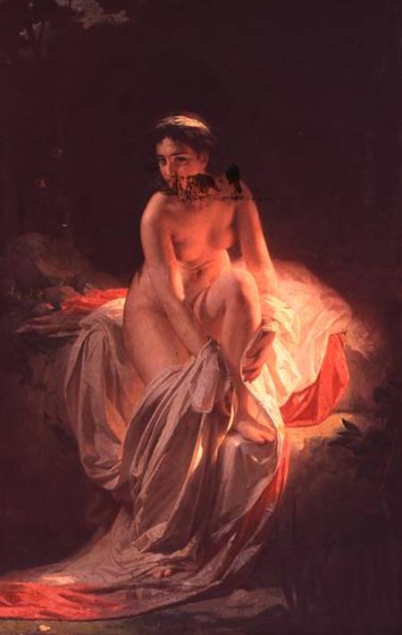 Woman Bathing a A. F. Belloli