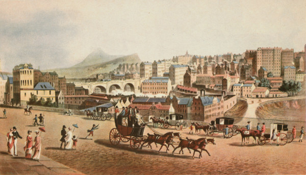 Edinburgh , Old Town c.1810 a A. Kay