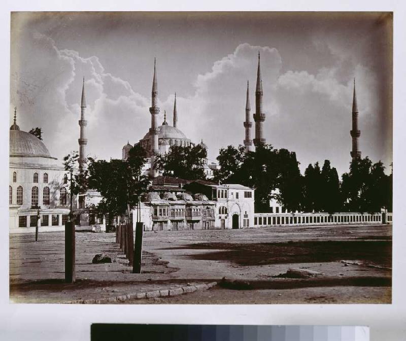 Konstantinopel: Die Blaue Moschee von Sultan Ahmed I a Abdullah Freres