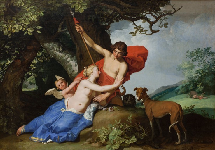 Venus and Adonis a Abraham Bloemaert