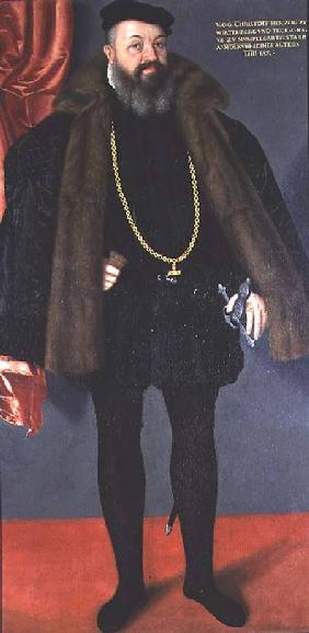 Christoph, Duke of Wurttemberg (1515-68), son of Ulrich I of Wurttemberg in Spanish costume