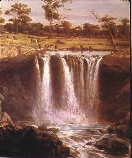 Falls on the Wannon, Australia a Abraham-Louis Buvelot