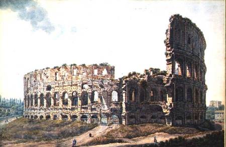 The Colosseum, Rome a Abraham Louis Rudolph Ducros