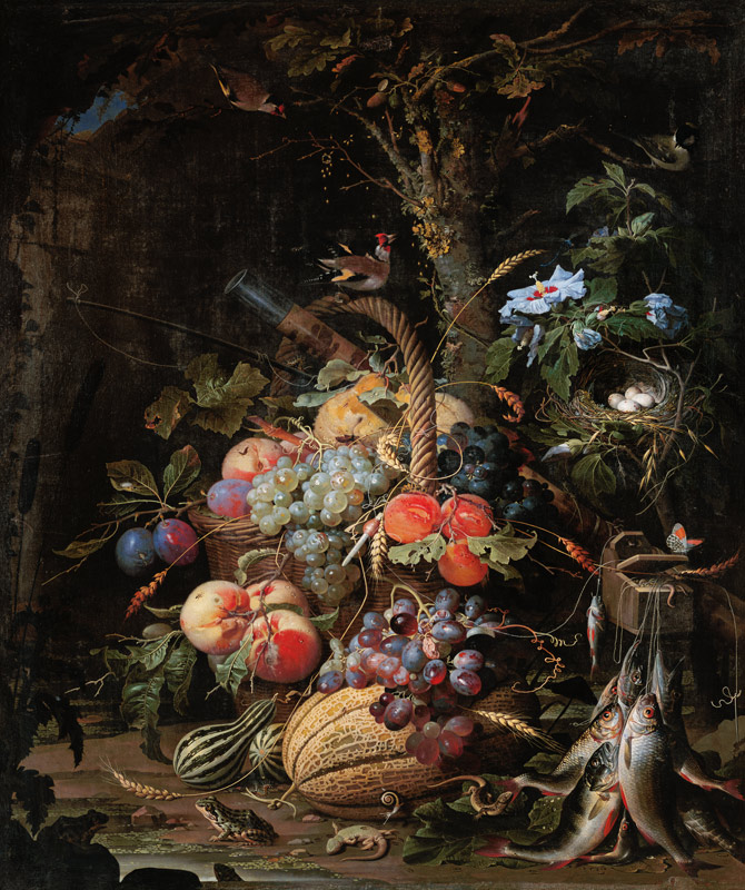 Der Früchtekorb. a Abraham Mignon