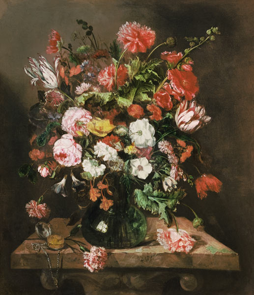 Flower painting. a Abraham van Beyeren