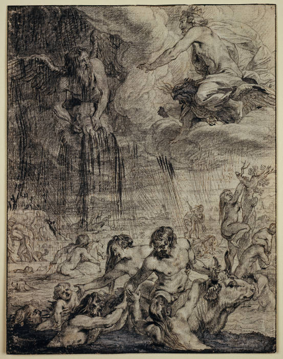 The Deluge according to Ovid a Abraham van Diepenbeeck