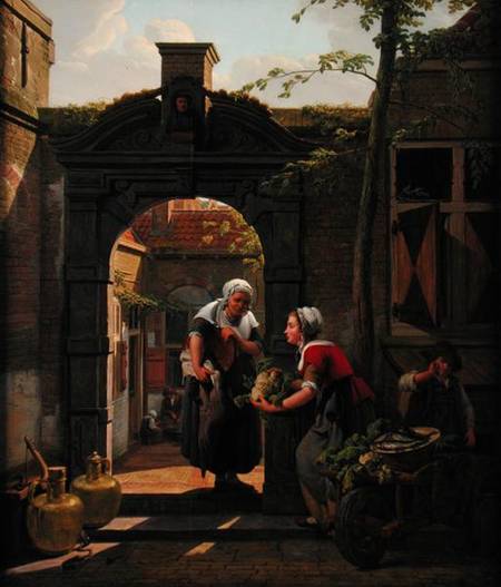 The Market Woman a Abraham van Strij