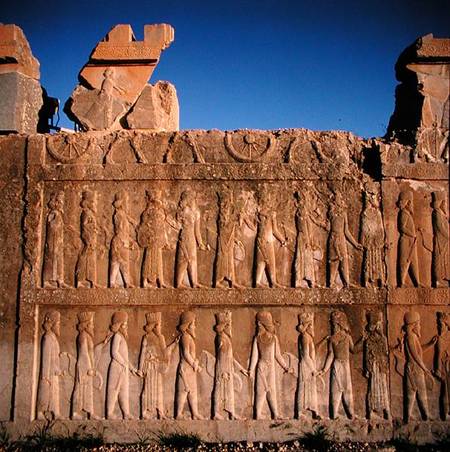 Relief from the north portico frieze of the Apadana a Achaemenid