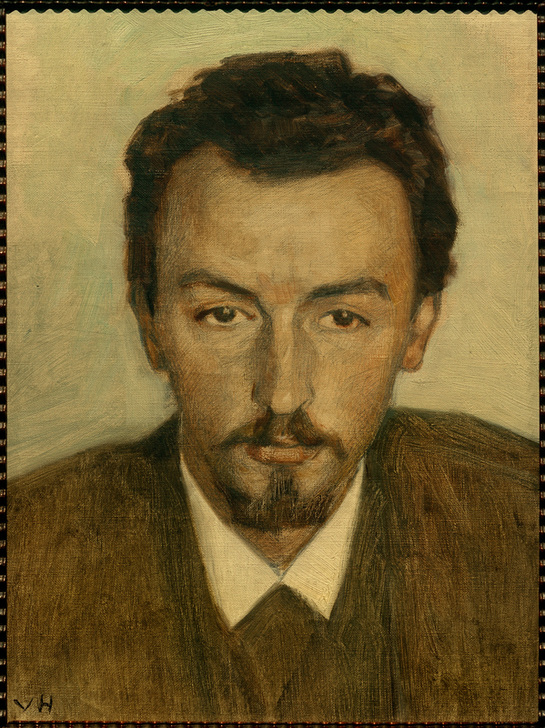 Porträt des Malers Vilhelm Hammershöi a Achen Georg