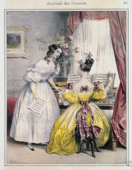 Prelude, from ''Journal des Femmes'', 1830-48 a Achille Deveria