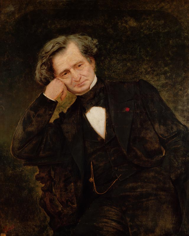 Portrait of Hector Berlioz (1803-69) a Achille Peretti