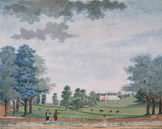 The Great House and Park at Chawton, c.1780 a Adam Callander