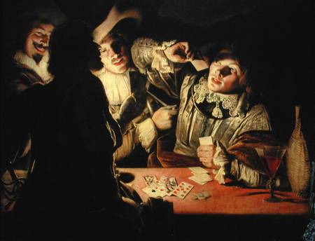 The Card Players a Adam de Coster