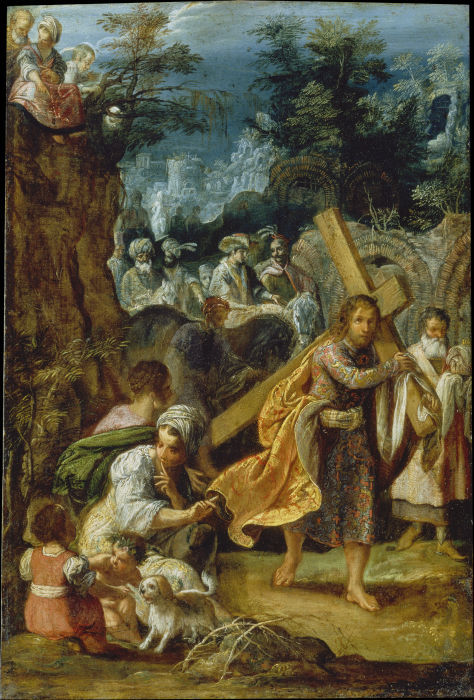 The Frankfurt Altarpiece of the Exaltation of the True Cross:
Emperor Heraclius’ Entry into Jerusale a Adam Elsheimer