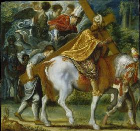 The Frankfurt Altarpiece of the Exaltation of the True Cross:
Heraclius on Horseback with the Cross 