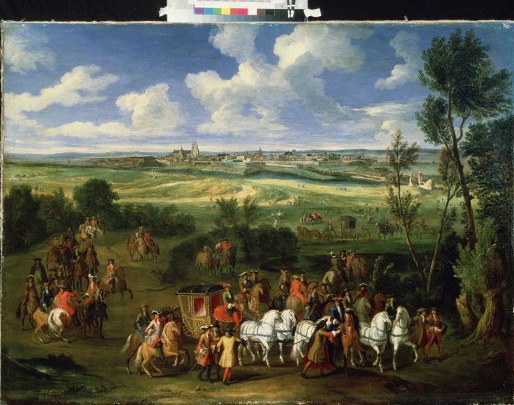 The Royal Convoy a Adam Frans van der Meulen