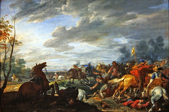 Shock cavalry a Adam Frans van der Meulen