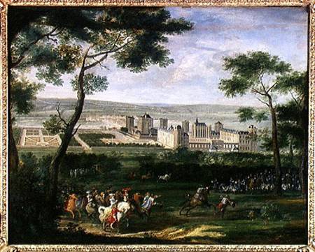 View of the Chateau de Vincennes a Adam Frans van der Meulen