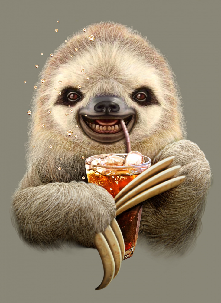 sloth and soft drink a Adam Lawless