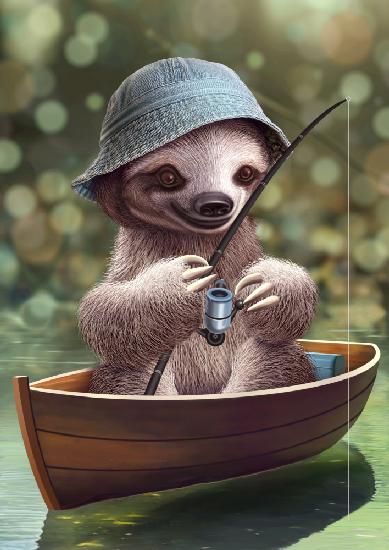 SLOTH GO FISHING