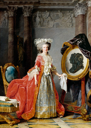 Portrait of Adelaide de France a Adélaide Labille-Guiard