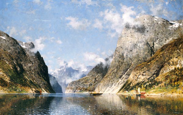 A Norwegian Fjord a Adelsteen Normann