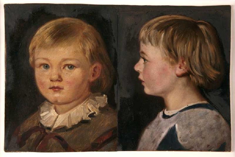Zwei Kinderbildnisse, Harald Friedrich a Adolf Friedrich
