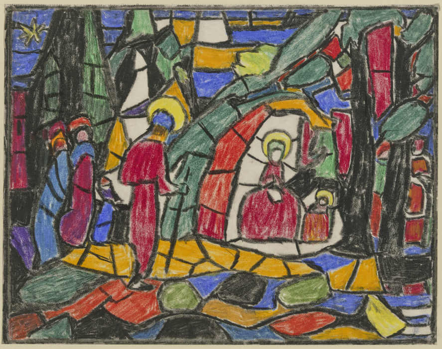 The Nativity a Adolf Hölzel