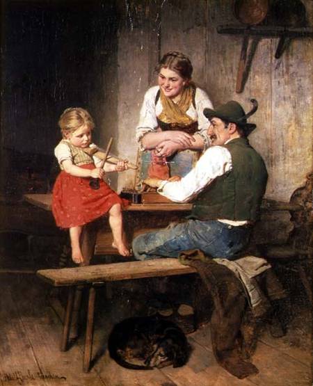 The Happy Family a Adolph Eberle