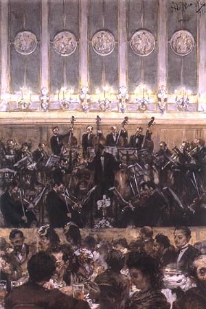 Concert Bilse a Adolph Friedrich Erdmann von Menzel