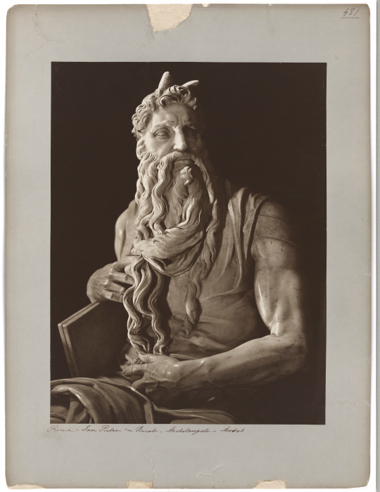 The Moses of Michelangelo a Adolphe Braun
