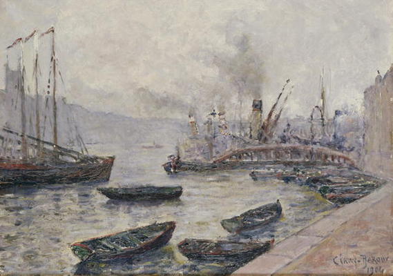 London Bridge, 1904 (oil on canvas) a Adolphe Clary Baroux