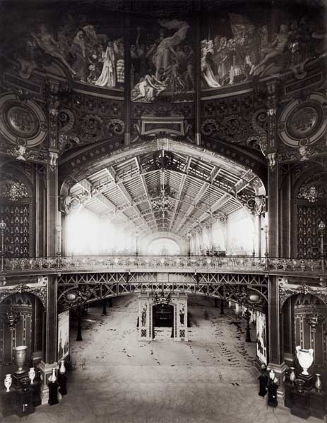 The Central Dome of the Universal Exhibition of 1889 in Paris (b/w photo)  a Adolphe Giraudon