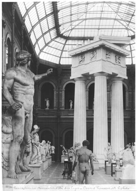 Ecole Nationale des Beaux-Arts, Palais des Etudes, the glass courtyard a Adolphe Giraudon
