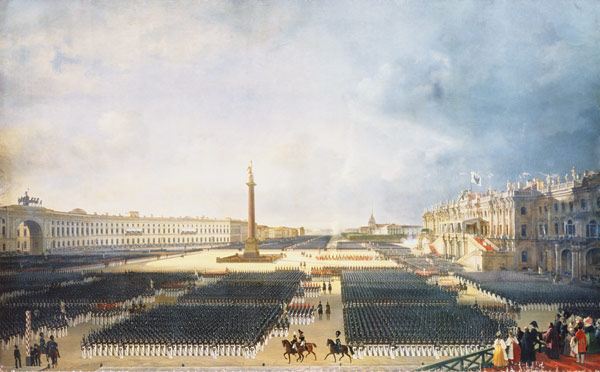 The Consecration of the Alexander Column in St. Petersburg on August 30th 1834 a Adolphe Ladurner
