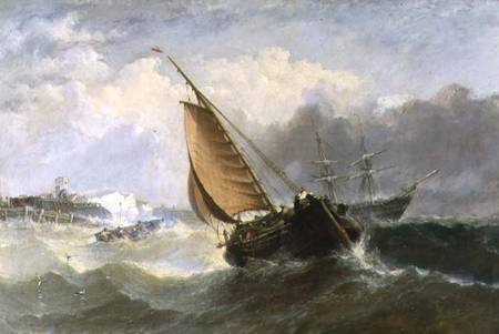 Broadstairs, Squally Weather a Adolphus Knell