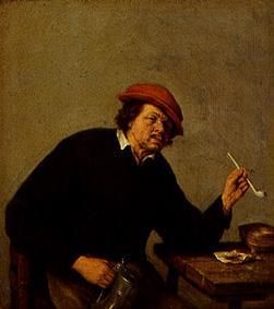 The smoker a Adriaen Jansz van Ostade