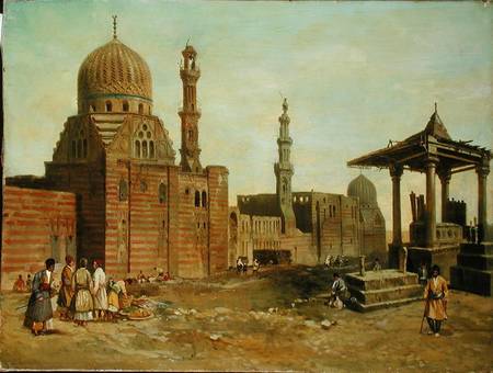 Mosques and Minarets a Adrien Dauzats