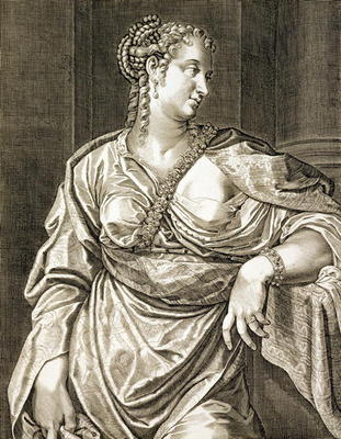 Agrippina wife of Tiberius (engraving) a Aegidius Sadeler or Saedeler